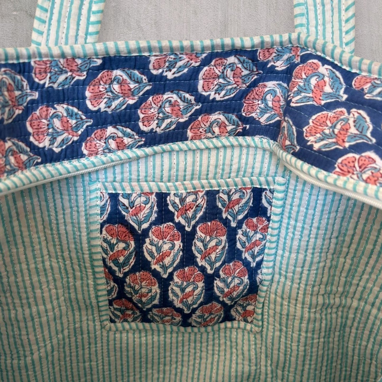 Tote Bag Amalfi Azulino